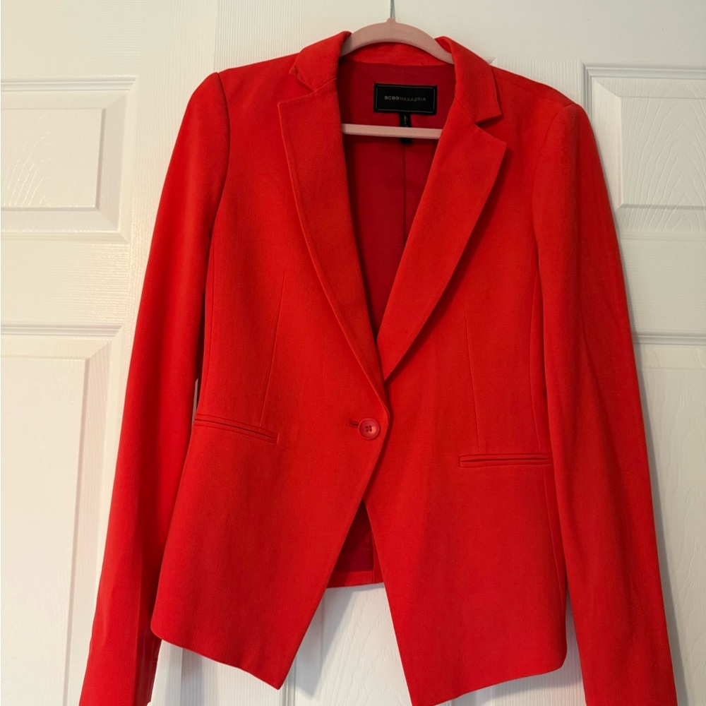 BCBGMaxAzria Vibrant Red Blazer